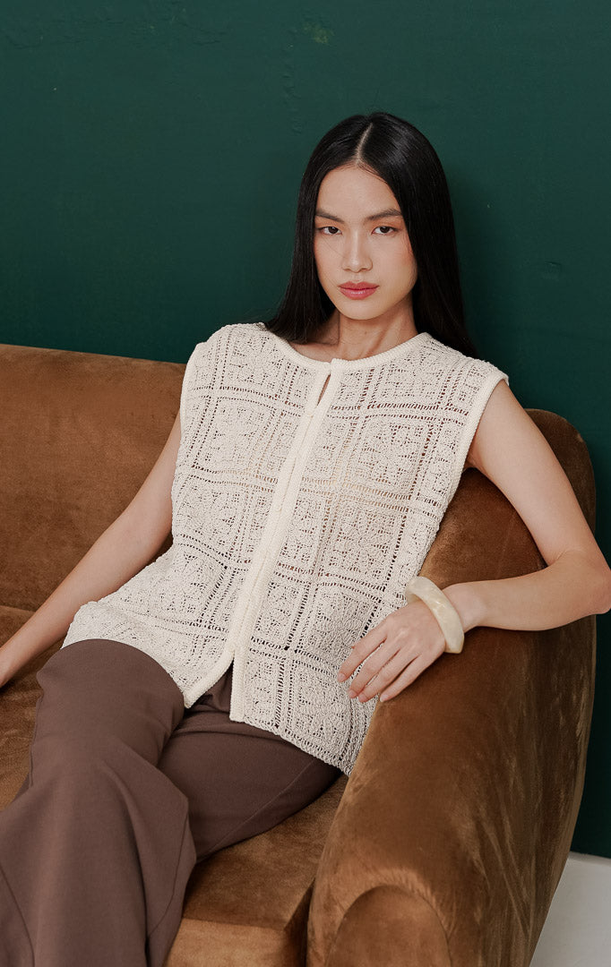 SH Akino Vest Ivory