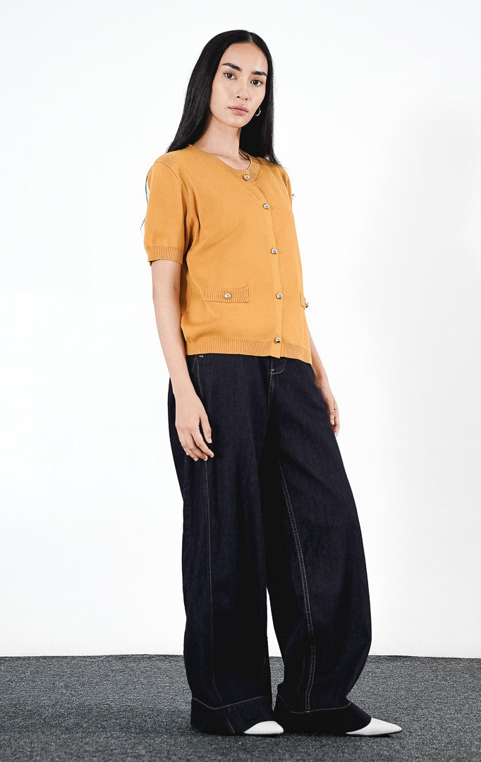 Eliea Top Mustard