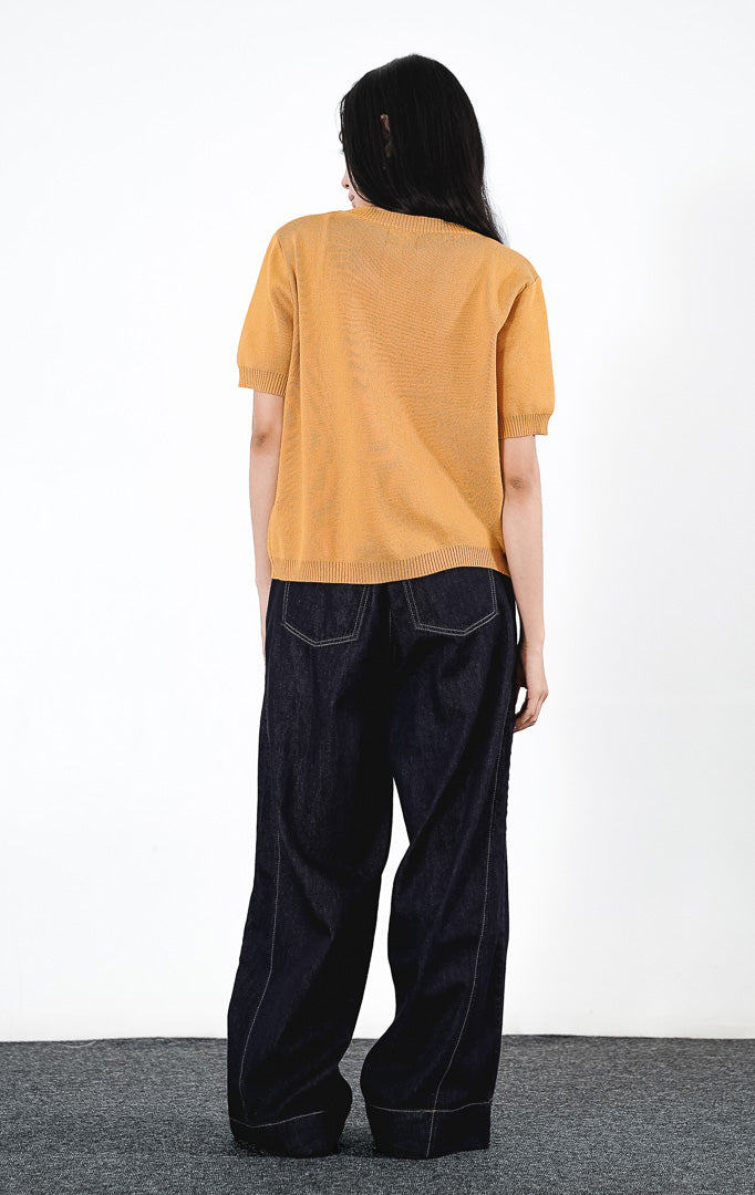 Eliea Top Mustard
