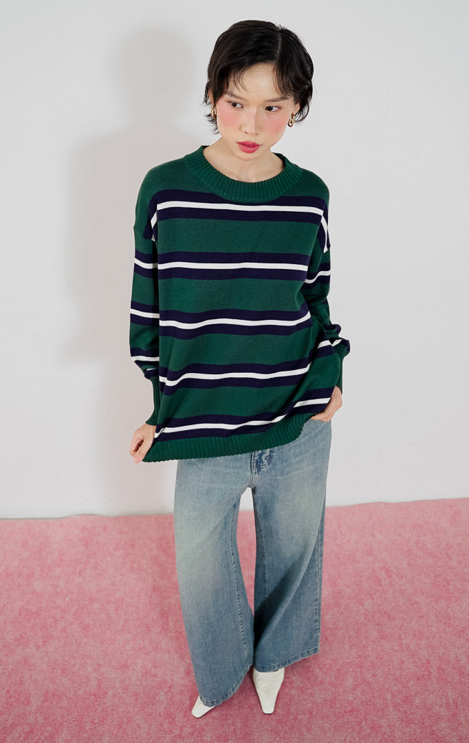 Axton Sweater  Dark Green