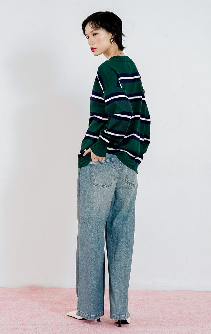 Axton Sweater  Dark Green
