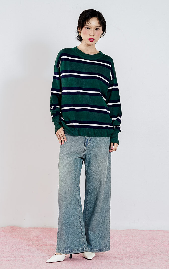Axton Sweater  Dark Green