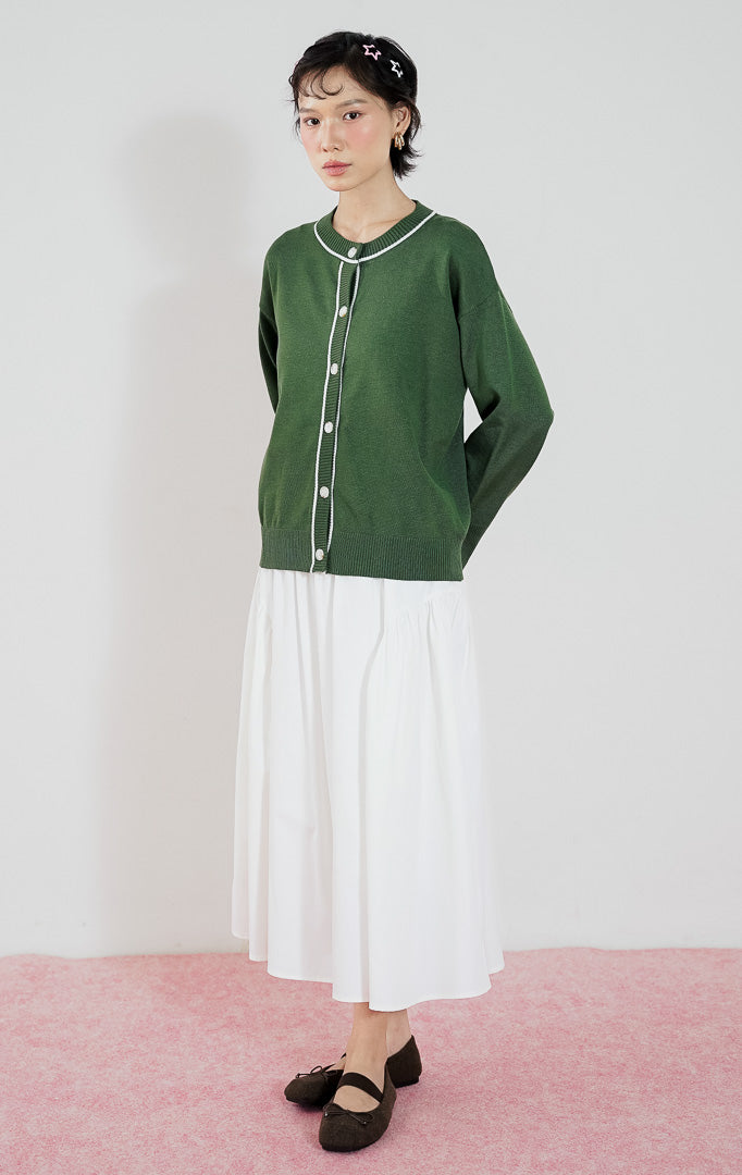 Forest Cardigan Dark Green