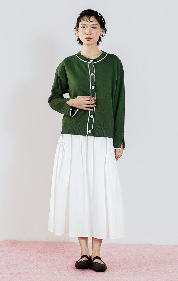 Forest Cardigan Dark Green