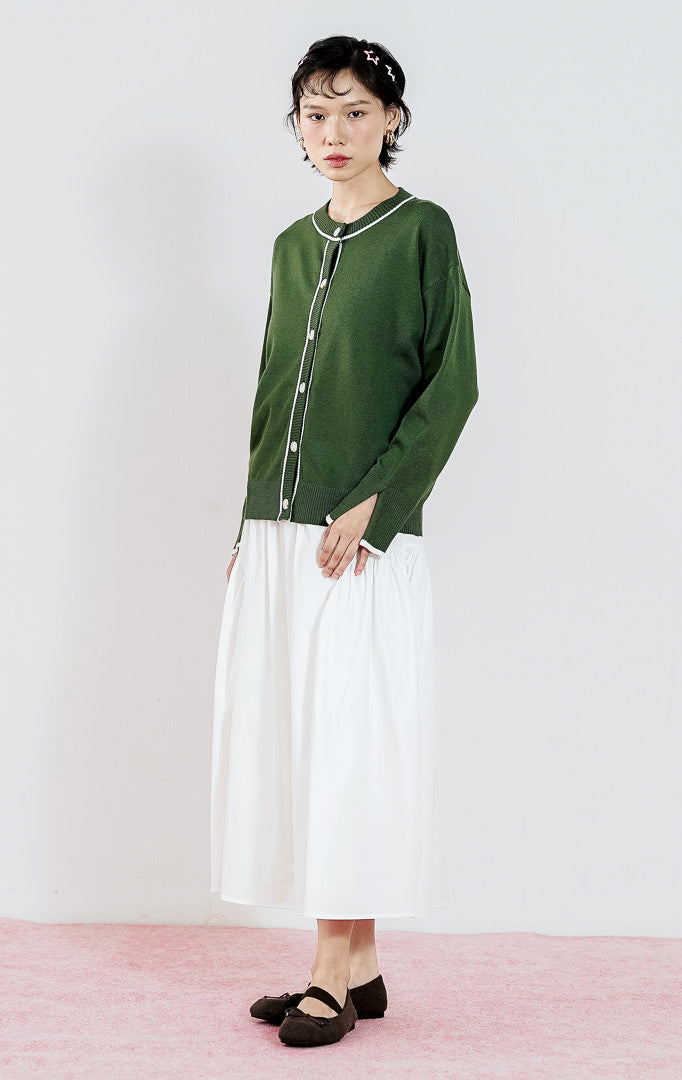 Forest Cardigan Dark Green