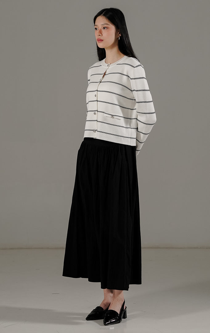 Gabrielle Cardigan White