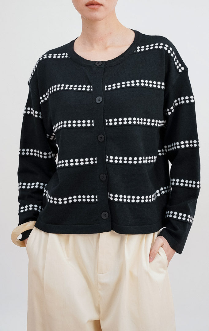 Soleil Cardigan Black