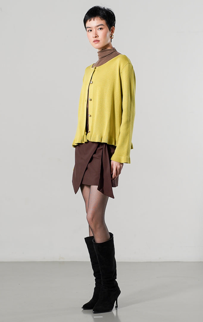 Angelita Cardigan Lime