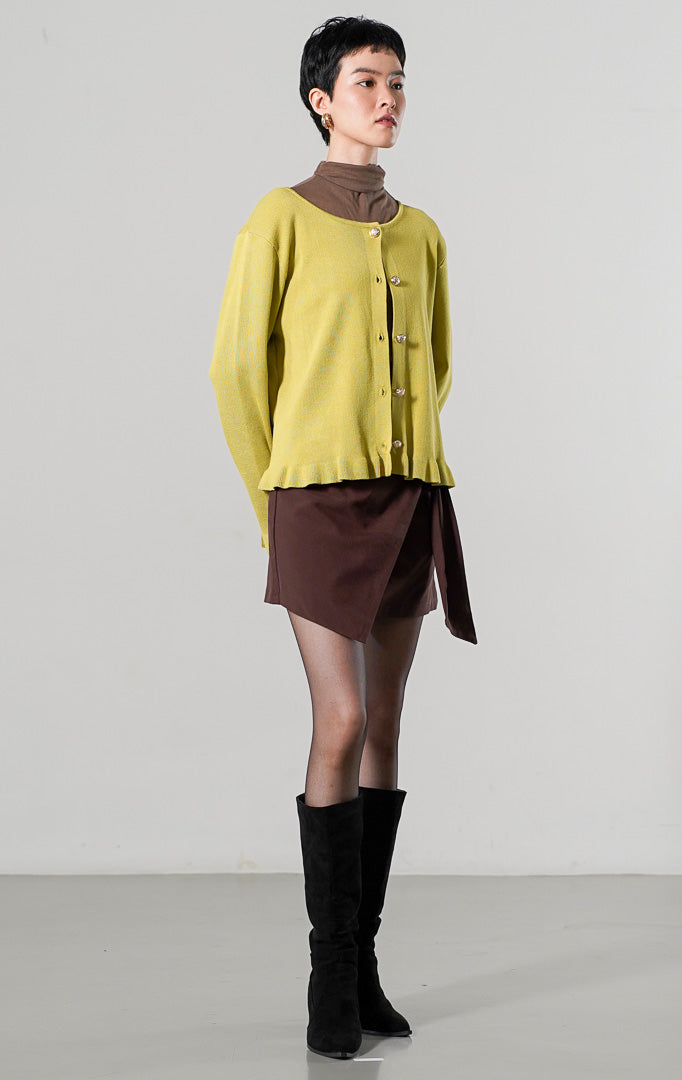 Angelita Cardigan Lime