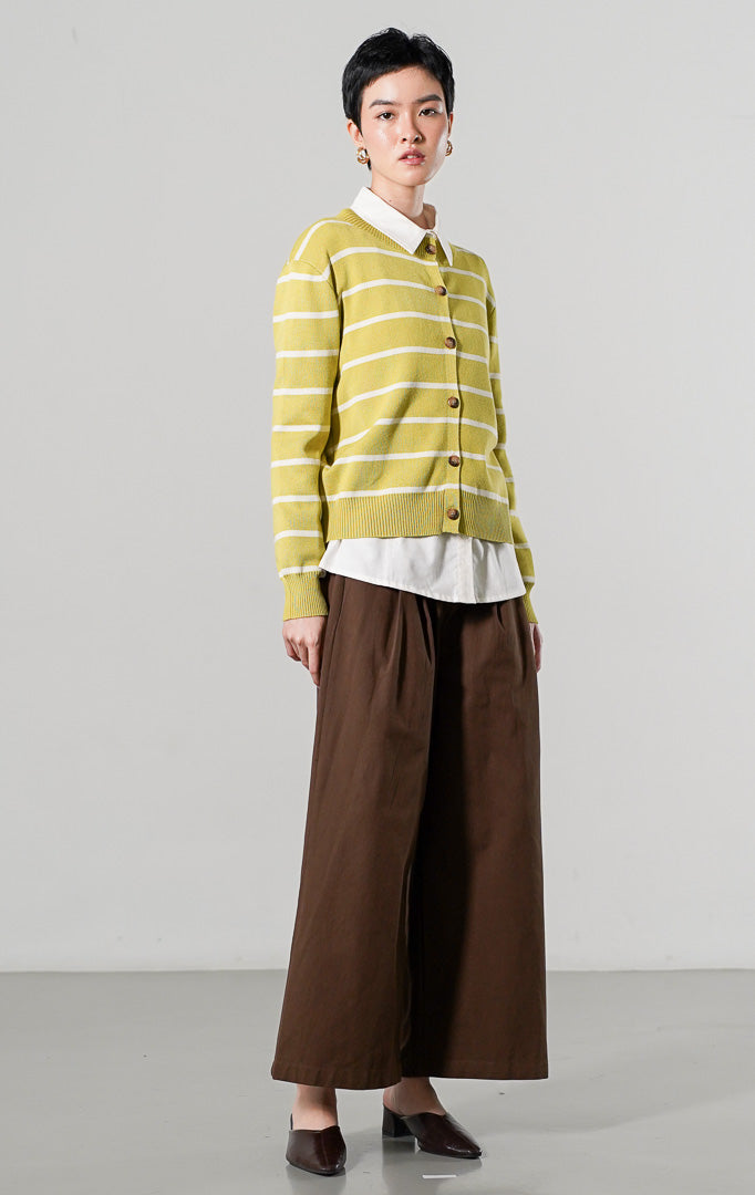 Freja Cardigan Lime