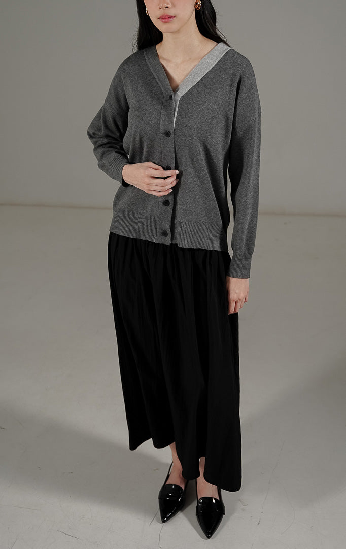 Blaise Cardigan Dark Grey