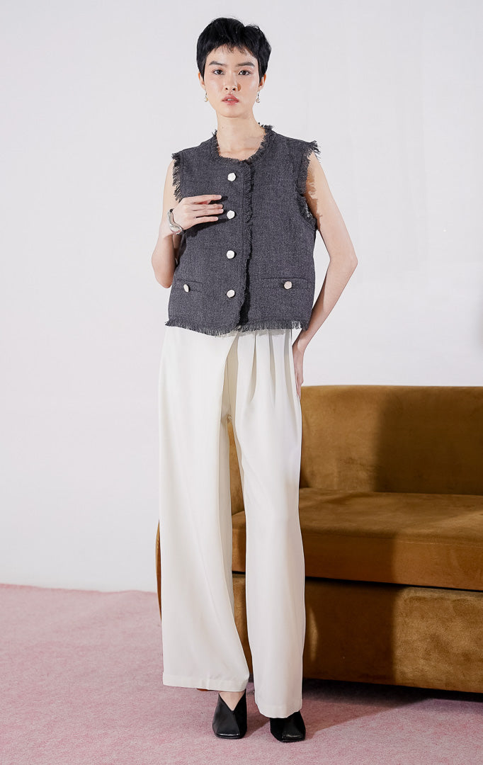 Mirabelle Vest Dark Grey