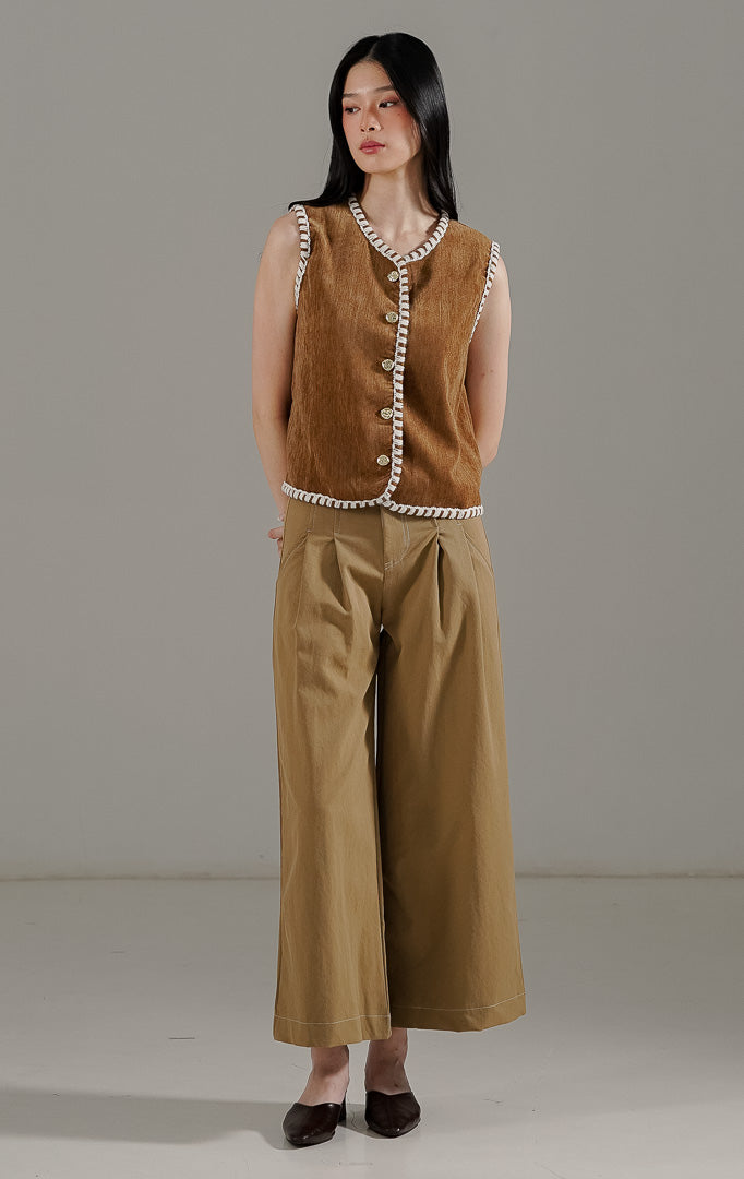 Lafayette Vest Dark Brown