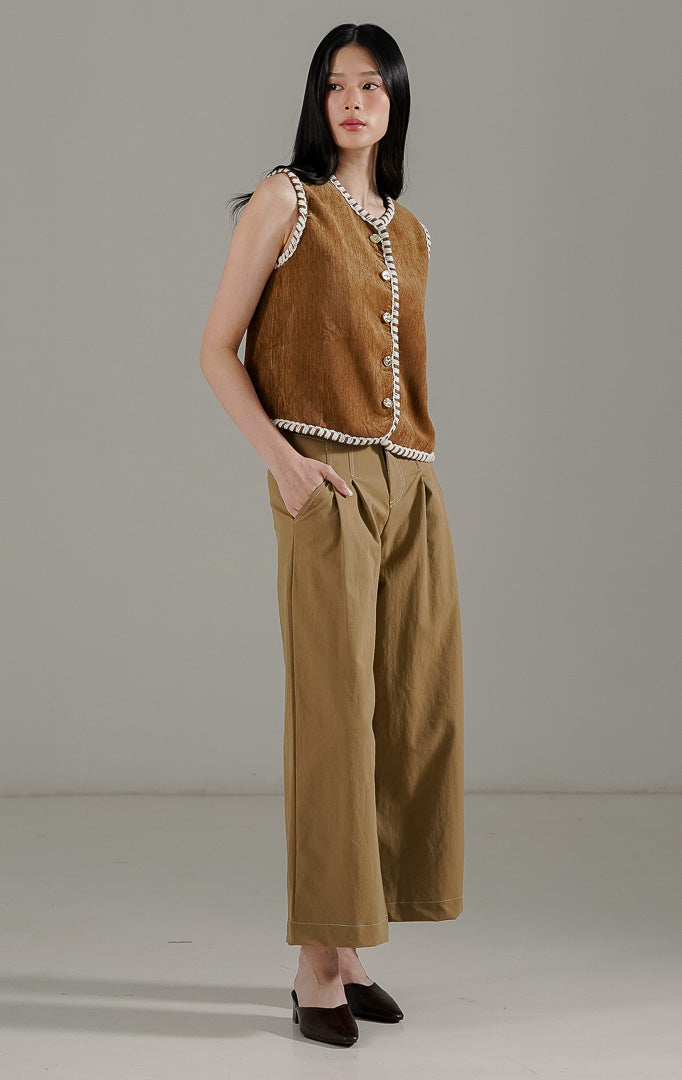 Lafayette Vest Dark Brown