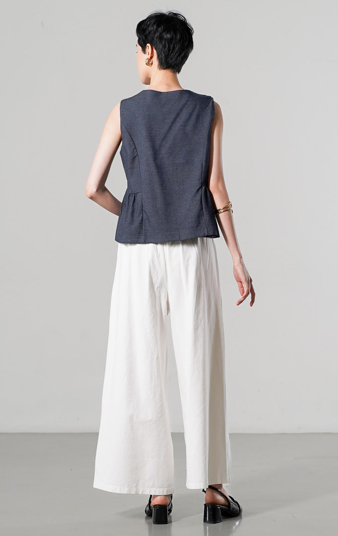 Agatha Vest Indigo