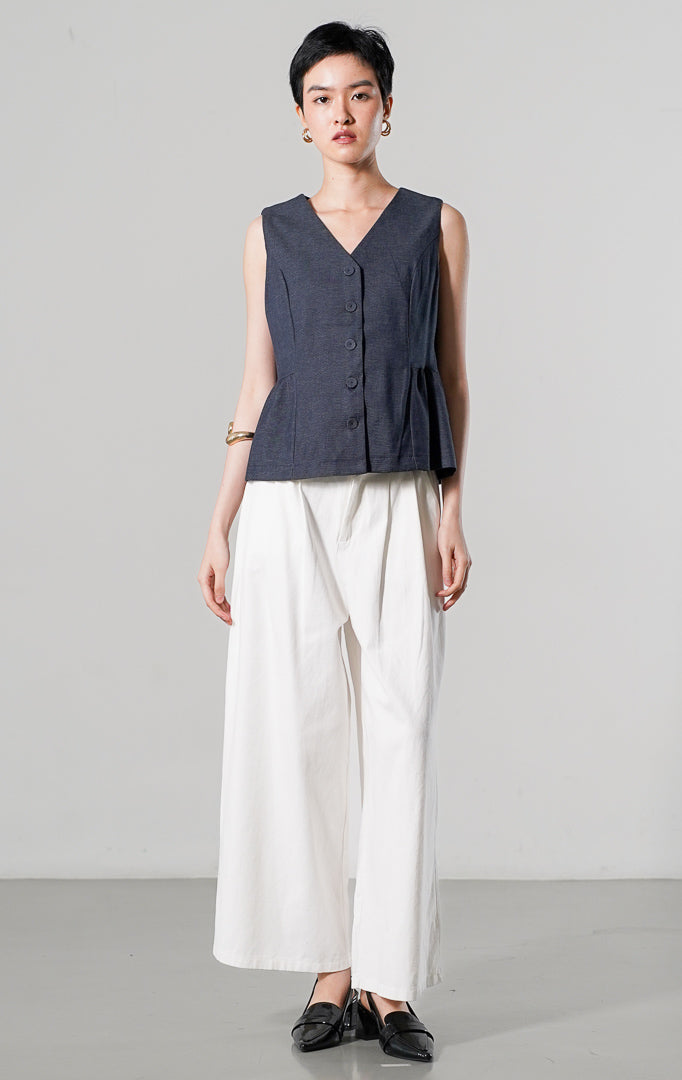 Agatha Vest Indigo