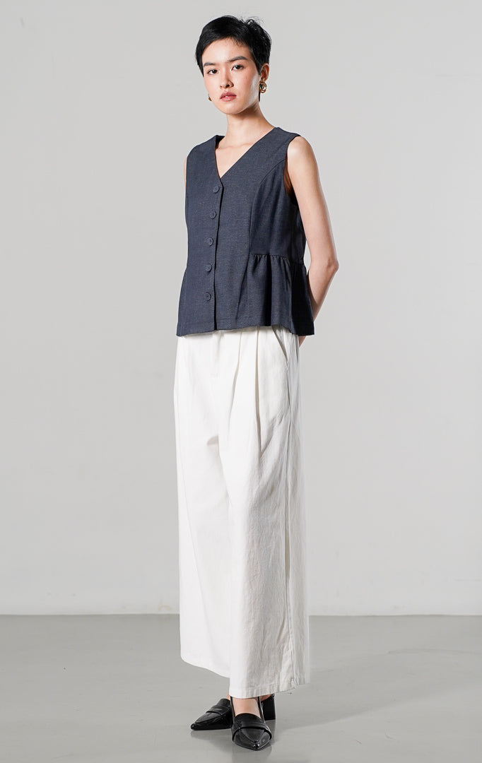Agatha Vest Indigo
