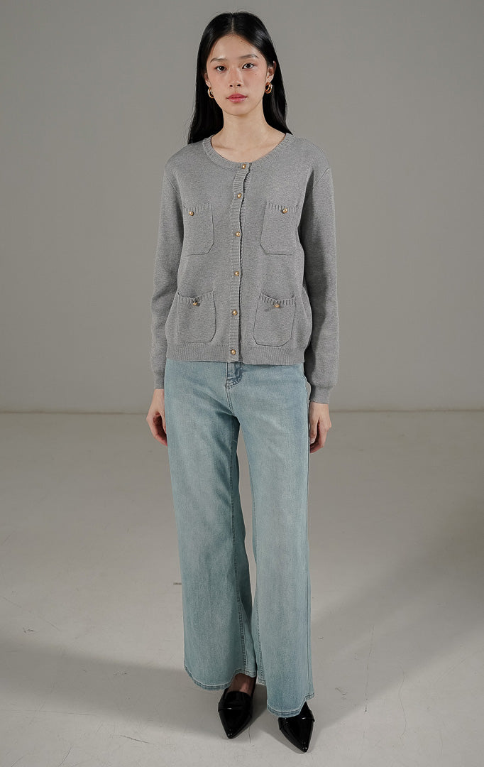 Meriya Cardigan Grey