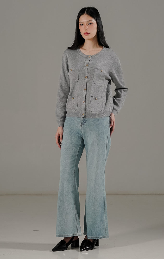 Meriya Cardigan Grey