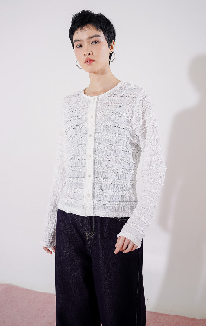Anandra Top White