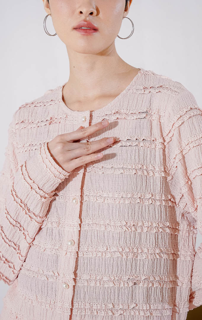 Anandra Top Dusty Pink