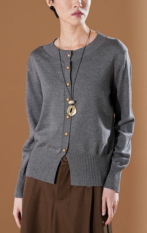 Helena Cardigan Grey