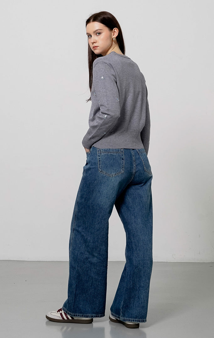 Petunia Cardigan Grey