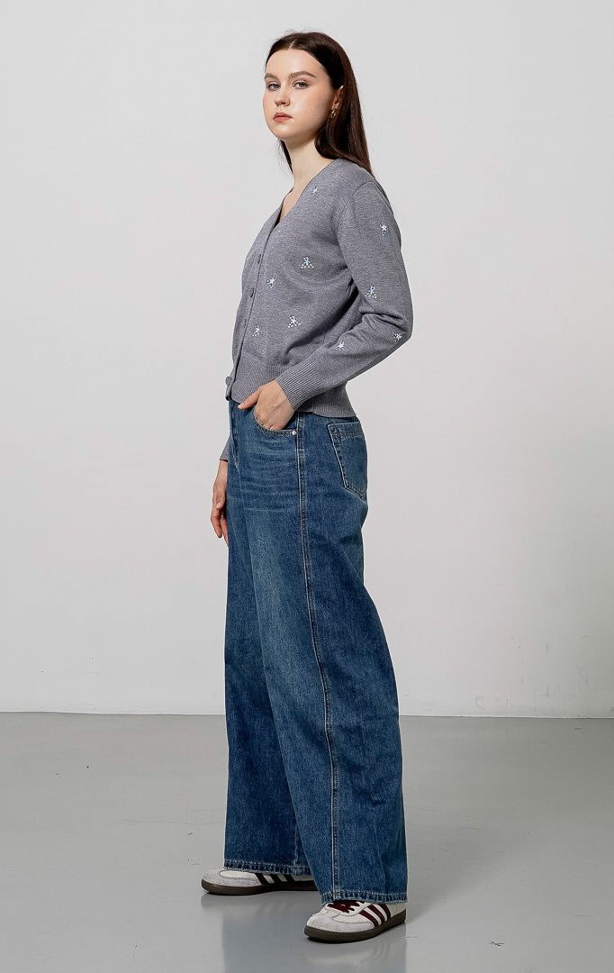 Petunia Cardigan Grey