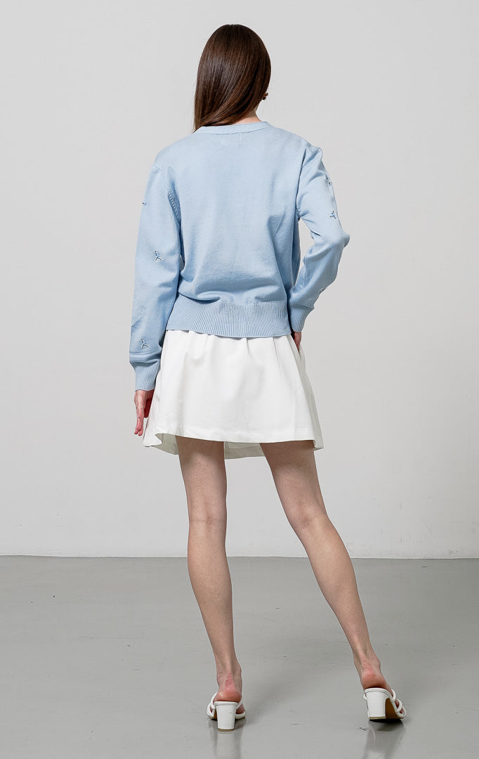 Petunia Cardigan Blue