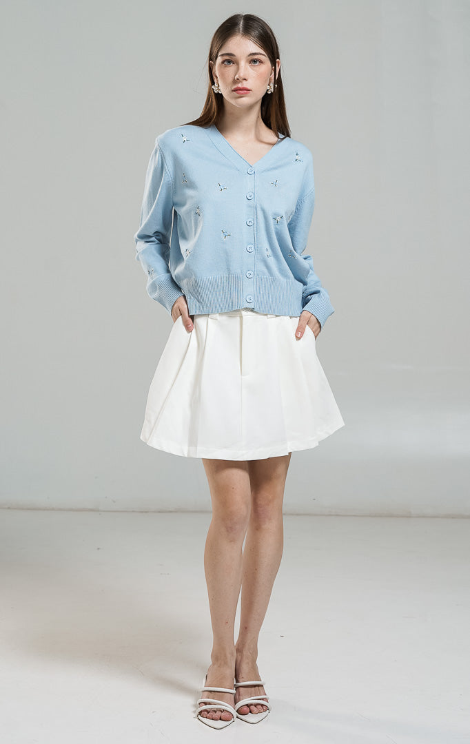 Petunia Cardigan Blue