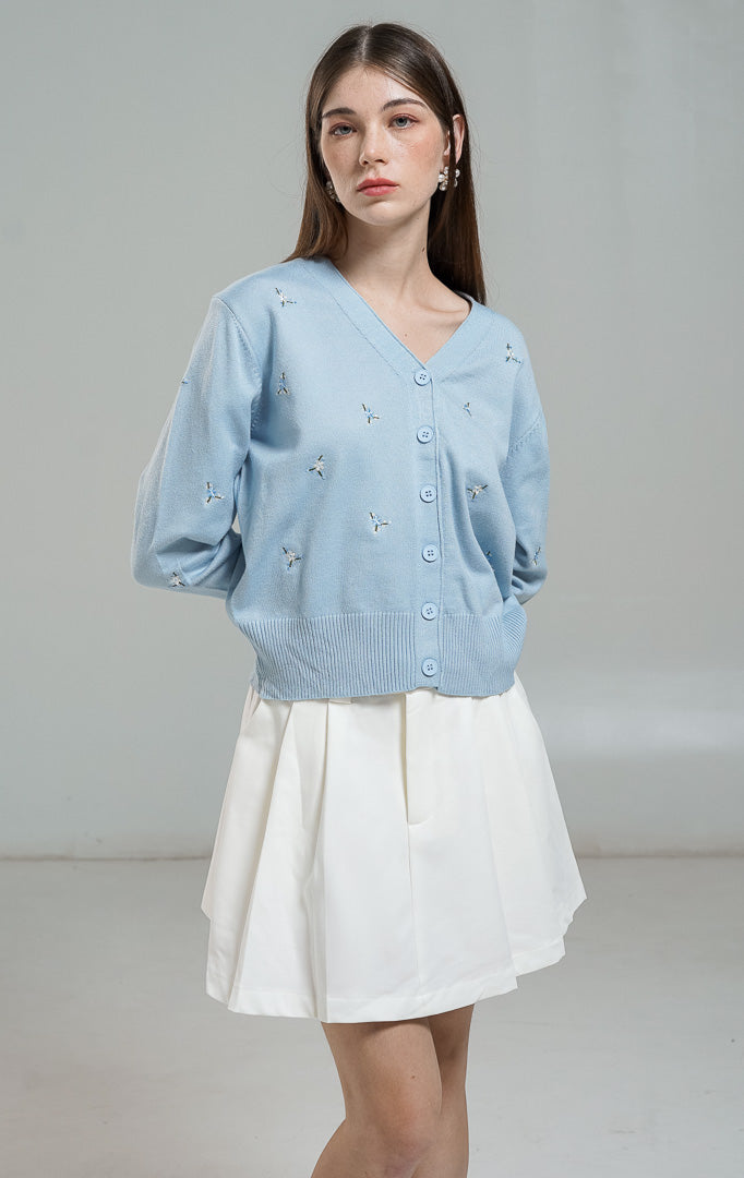 Petunia Cardigan Blue