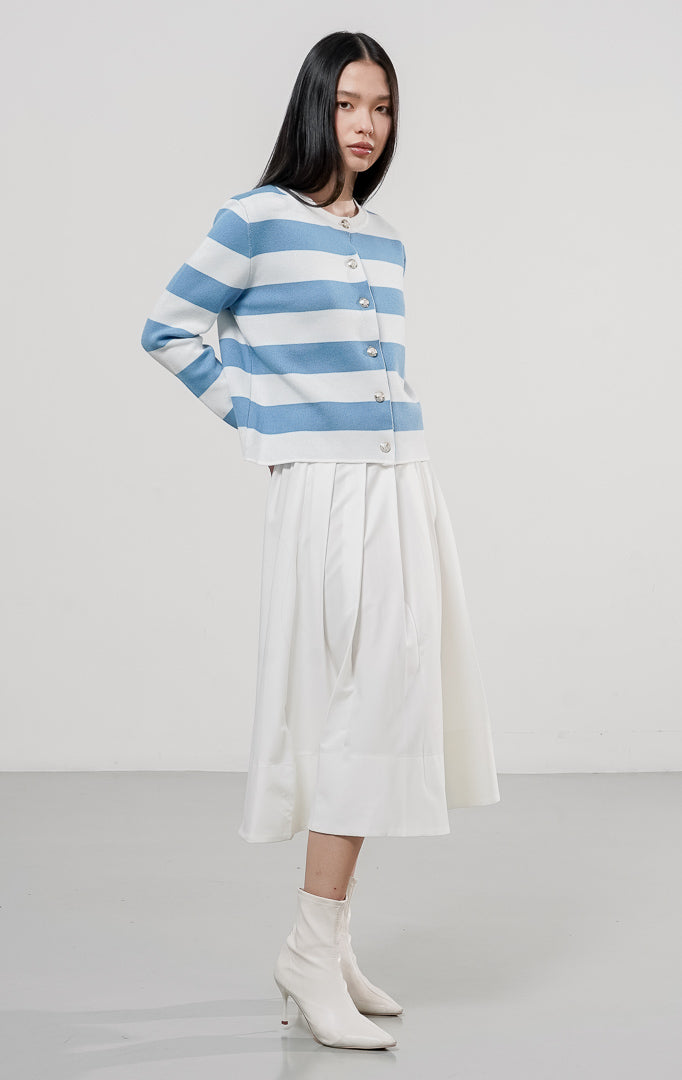 Mia Cardigan Blue Striped