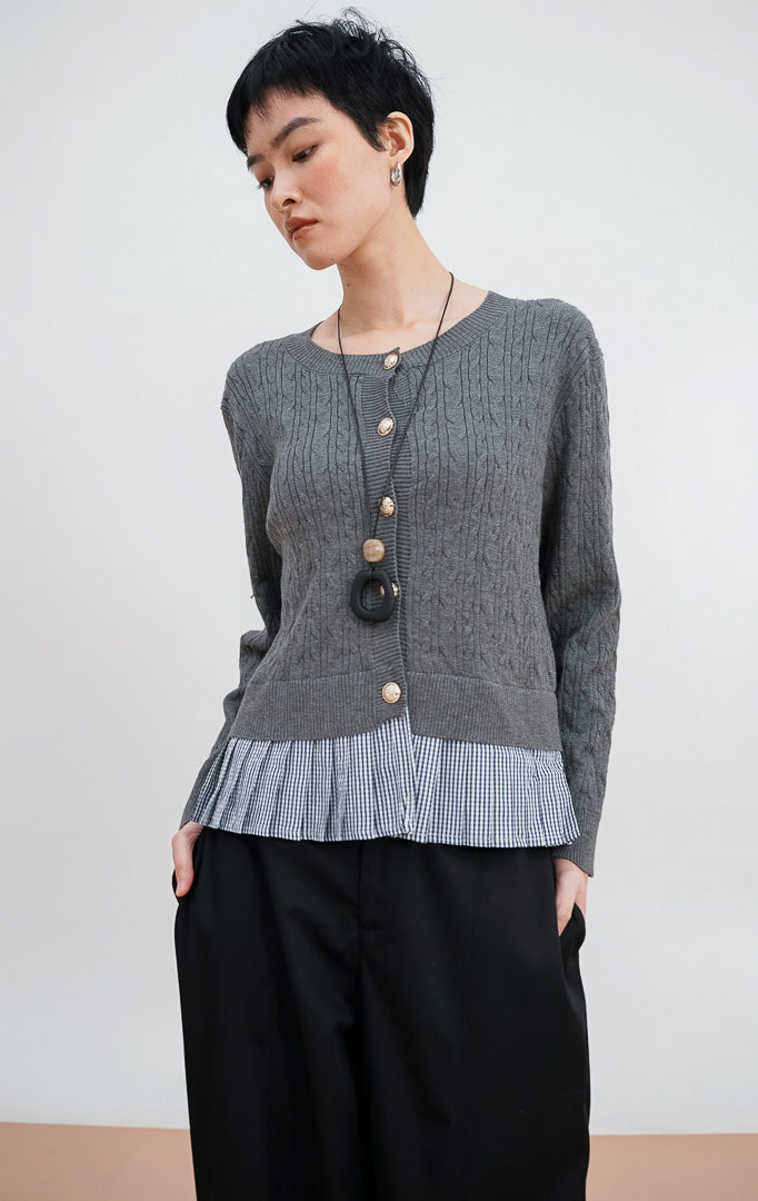 Malora Cardigan Grey