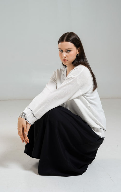 Jordana Cardigan White