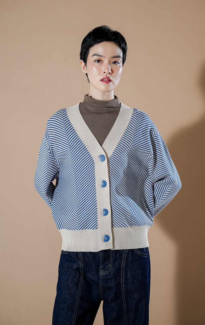 Katniss Cardigan Dark Blue