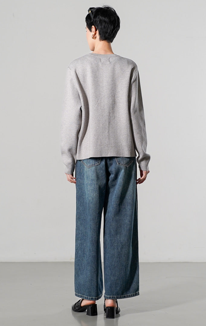 Peppie Cardigan Grey