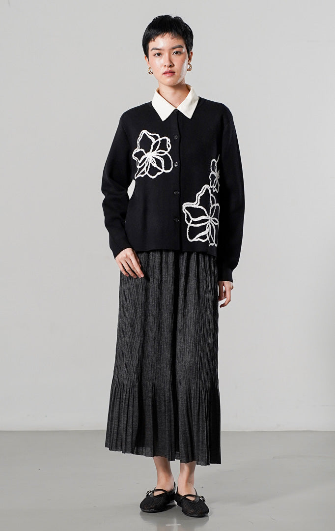Peppie Cardigan Black