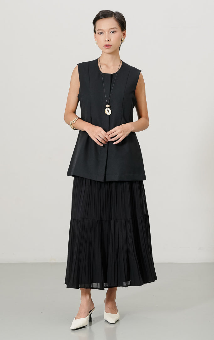 Arcelia Vest Black