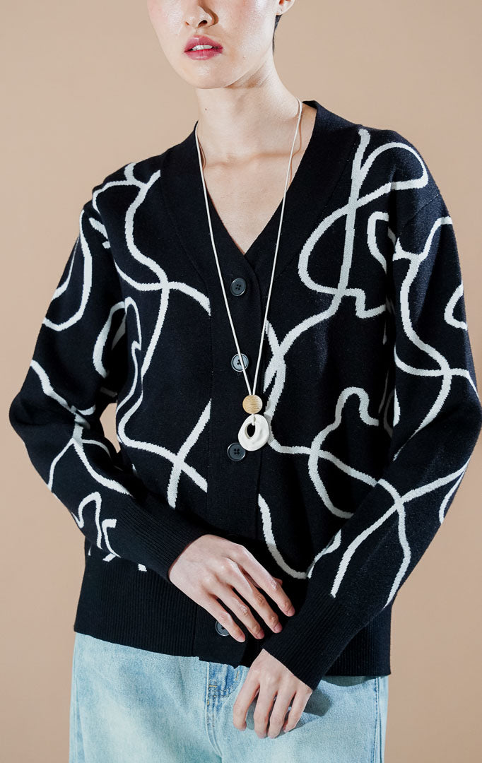 Coralina Cardigan Black