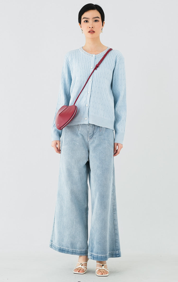 Killian Cardigan Light Blue