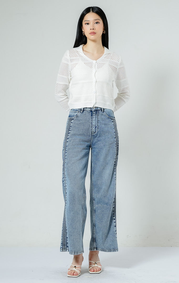Cyra Cardigan White