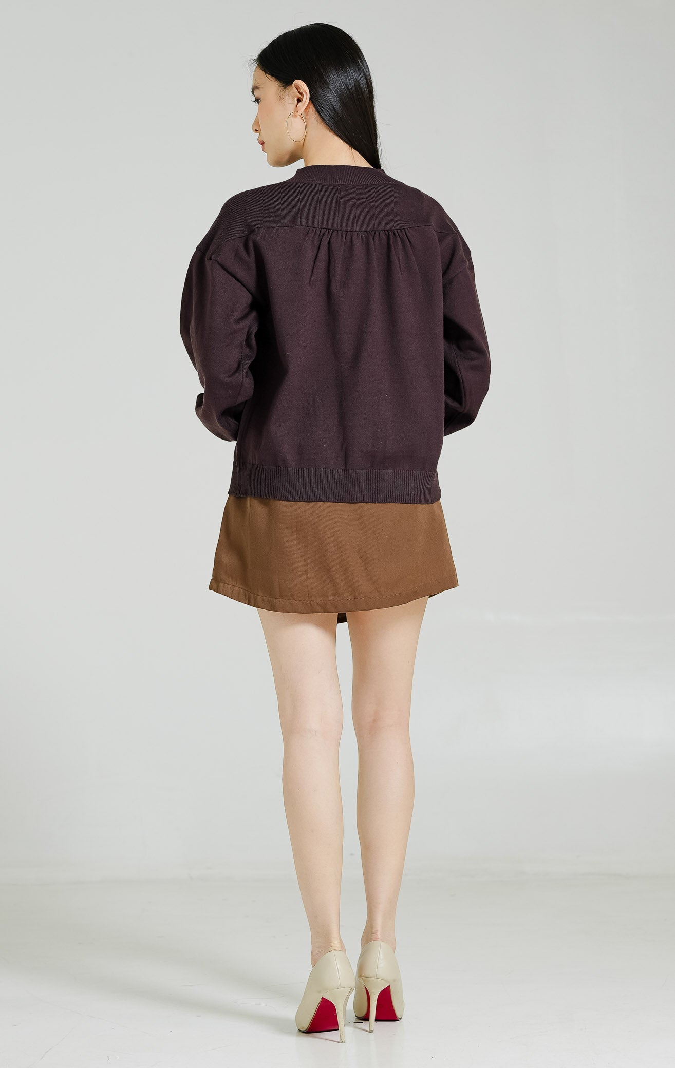 Houston Cardigan Dark Brown