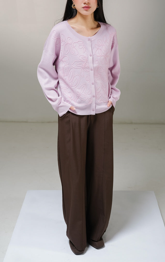 Polline Cardigan Light Purple