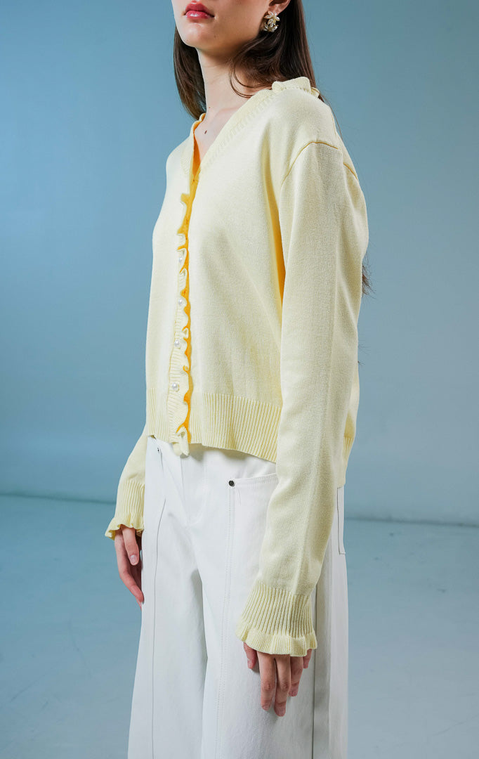 Graciella Cardigan Butter Yellow