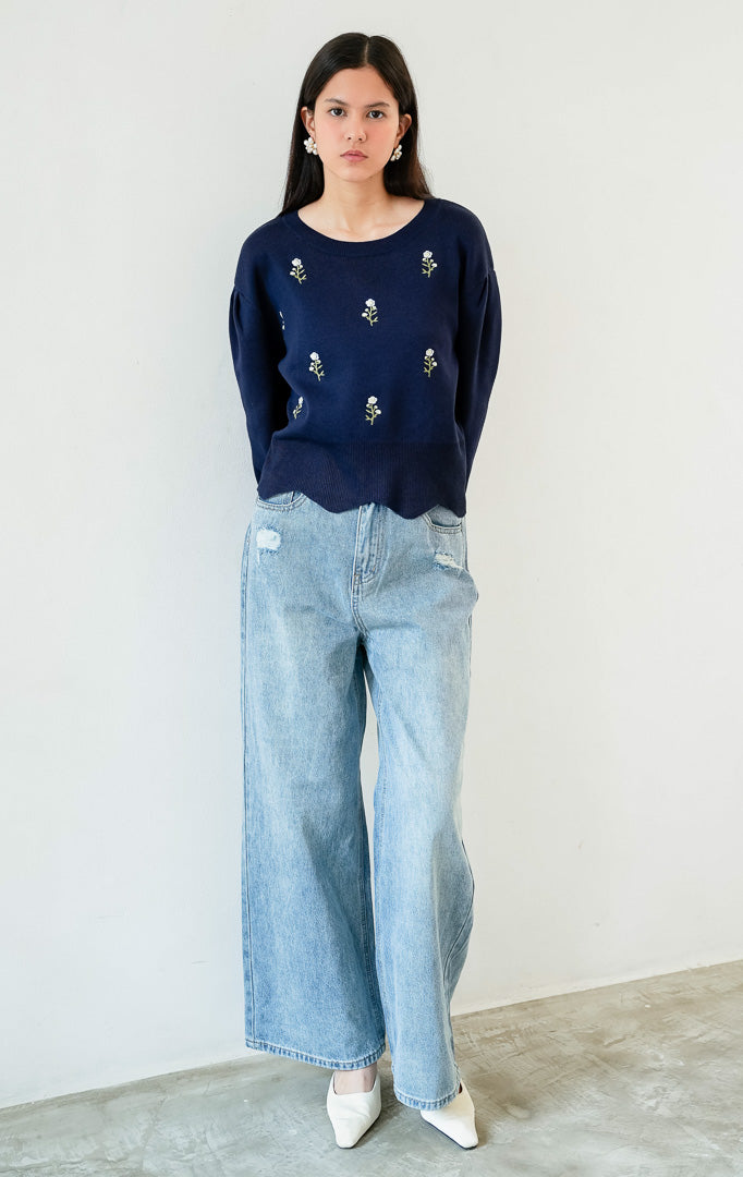 Ingrid Sweater Navy
