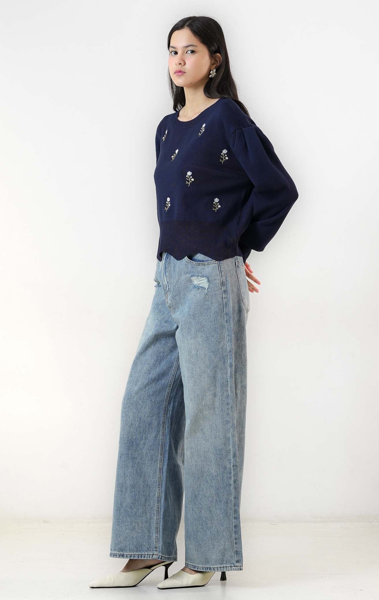 Ingrid Sweater Navy