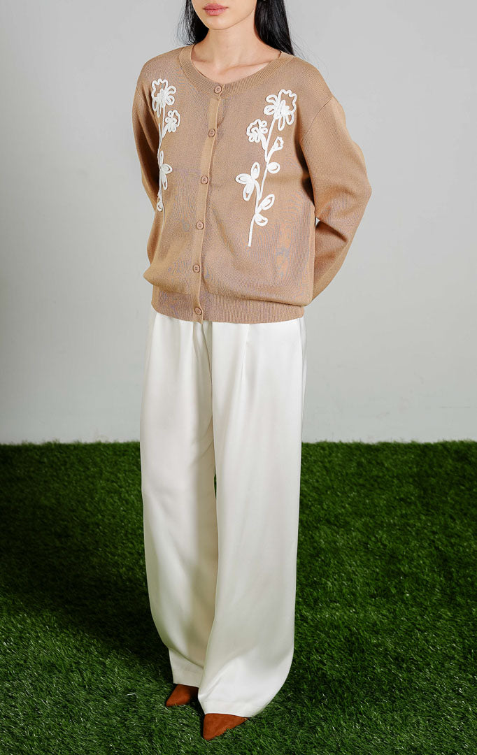 Cecilia Cardigan Light Brown
