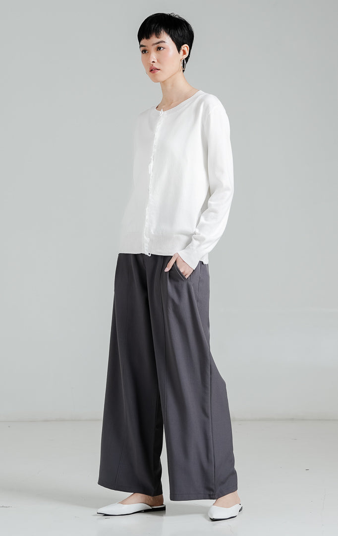 Riona Cardigan White