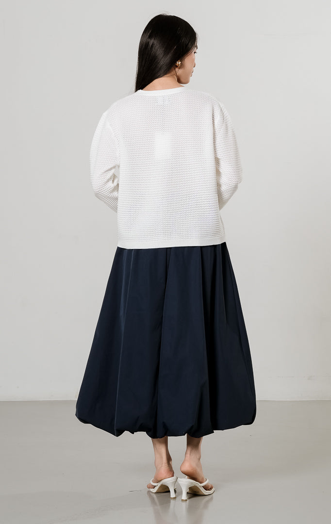 Dorian Cardigan White