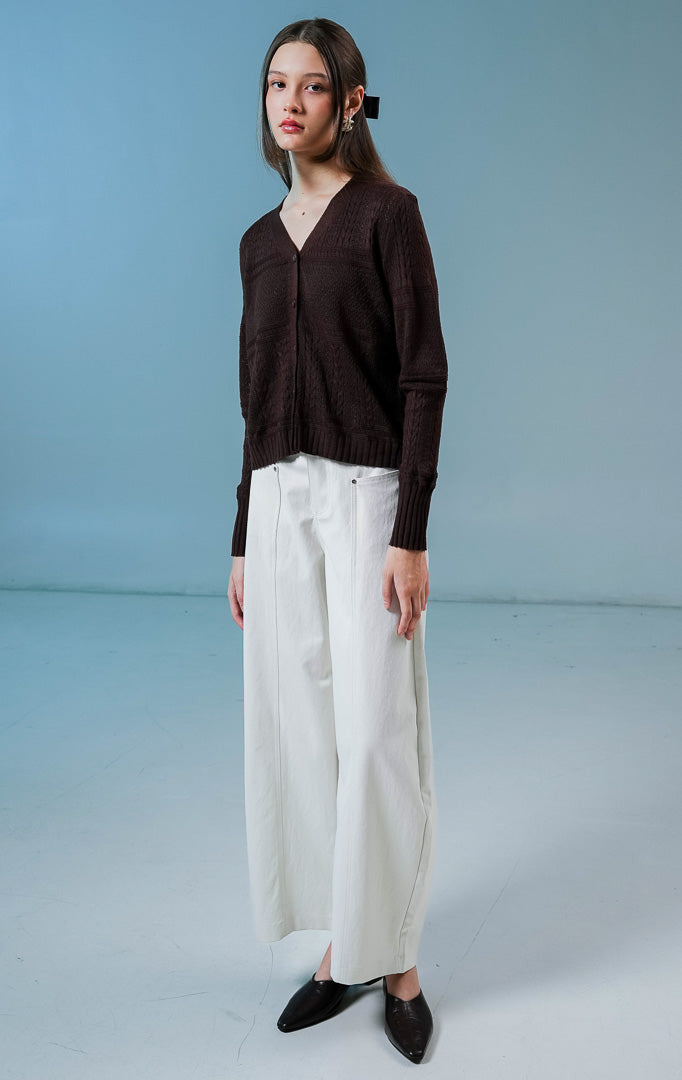 Wilder Cardigan Dark Brown